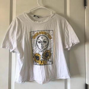 Cropped Graphic T